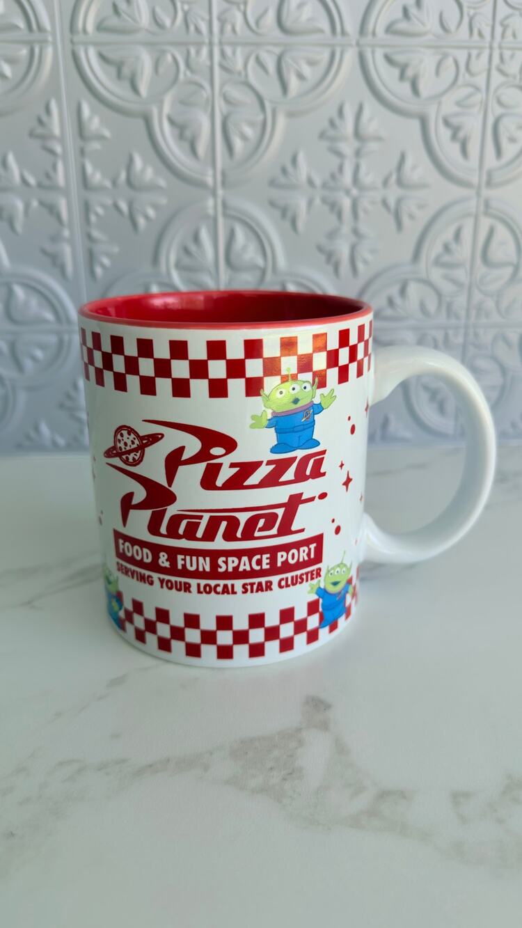 Silver Buffalo Disney Pixar Toy Story Pizza Planet Alien Coffee Mug 20oz New